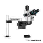 RF4 CX71P With F024 (6.5-65X) Ergonomic Design Trinocular Stereo Microscope - Premium Quality